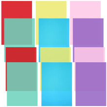 48Pièces Filtre PVC PP Pour Photo