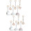 12Pièces Jouets Bébé En Bois Suspendus Multicolores 7