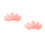 2Pièces Casques De Bain Enfants Rose Ajustables Silicone Étanche 5