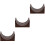 3Pcs Coffee Machine Filter Holder Wooden Filter Organizer Light Brown 5