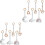 12Pièces Jouets Bébé En Bois Suspendus Multicolores 3