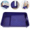 3Pièces Plateau Organisateur ABS Bleu Usage Polyvalent 10