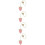 4Pièces Décorations Pendantes Crochet Rose Pour Rétro 7