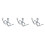 3Pièces Ressorts Acier Chromé Confort Et Absorption 9