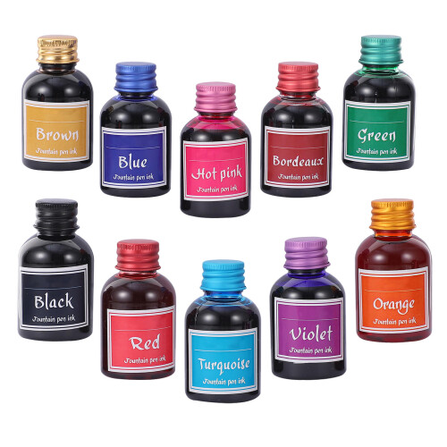 3Pièces Colorée Pour Plume, Et