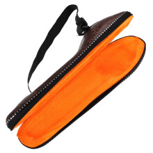 2Pièces Étui Portable Hulusi En Tissu Et Cuir Café Usage Domestique