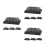12Pièces Bbq Acier Brossage Profond Grille Barbecue 9