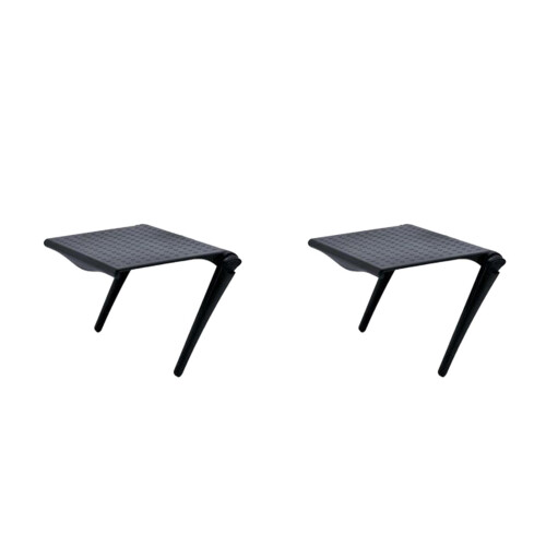 2Pièces Présentoir Noir Pour Écran Pièce Rangement Multifonction 2