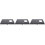 3Pièces Table Extérieur Pliable Camping Acier Compact Noir 5