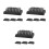12Pièces Bbq Acier Brossage Profond Grille Barbecue 4
