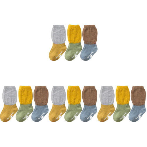 12Paires Antidérapantes Coton 1