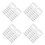80Pièces Boîtes À Gâteaux En Papier Fenêtre Rectangulaire 3