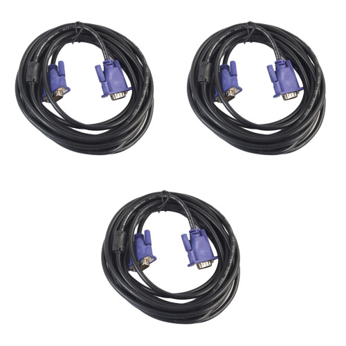 3Pièces Câble Vga À Haute 1080P 2