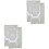 2Paires Manchons De Genou Sport Compression Souple Durable 3