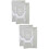 2Paires Manchons De Genou Sport Compression Souple Durable 7