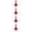 4Pièces Support Instrument Vent Rouge Détachable Portable Antirayure 2