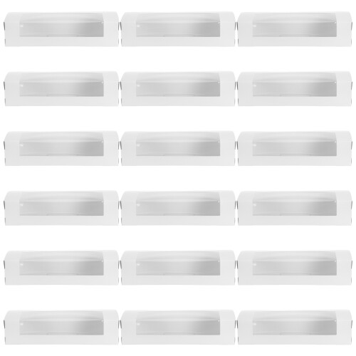 80Pièces Boîtes À Gâteaux En Papier Fenêtre Rectangulaire 1