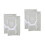 2Paires Manchons De Genou Sport Compression Souple Durable 4