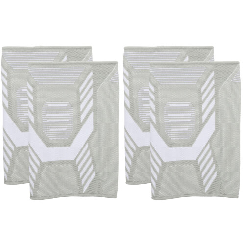 2Paires Manchons De Genou Sport Compression Souple Durable 1