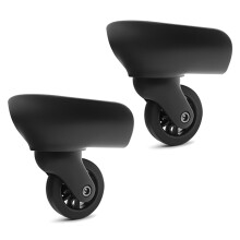 1 Pair Trolley Caster Suitcase Replacement Parts-W084 black