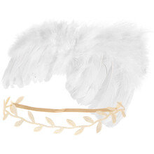 4Sets Zachte Veer Engelvleugels Met Hoofdband Voor Baby Decoratie