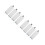 8St Draagbare Witte Epoxy Lijm Mengtubes Van Duurzaam Plastic 9
