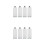 8St Draagbare Witte Epoxy Lijm Mengtubes Van Duurzaam Plastic 5