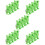20St Kinderspeelgoed Clockwork Wind Up Speelgoed Groen Plastic 10