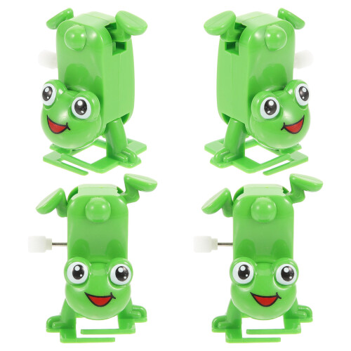 20St Kinderspeelgoed Clockwork Wind Up Speelgoed Groen Plastic 1
