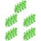 20St Kinderspeelgoed Clockwork Wind Up Speelgoed Groen Plastic 8