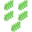 20St Kinderspeelgoed Clockwork Wind Up Speelgoed Groen Plastic 9