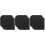 6St St Plastic Pan Schrapers, Keuken Schoonmaak Tool, Zwart, Compact 6