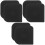 6St St Plastic Pan Schrapers, Keuken Schoonmaak Tool, Zwart, Compact 5