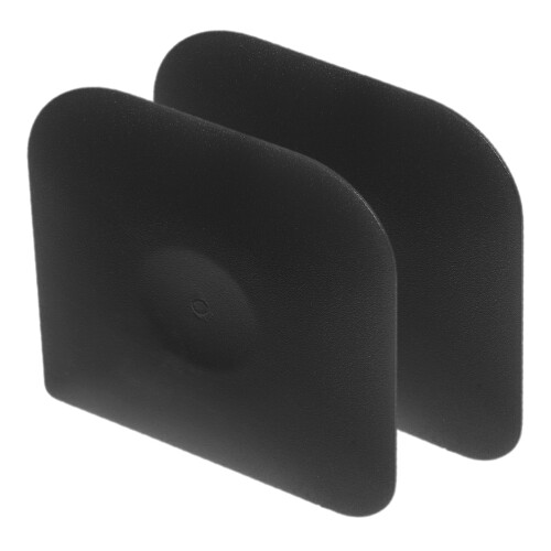 6St St Plastic Pan Schrapers, Keuken Schoonmaak Tool, Zwart, Compact 1
