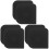 6St St Plastic Pan Schrapers, Keuken Schoonmaak Tool, Zwart, Compact 4