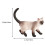 2St Siamese Kat Model Plastic Speelgoed Kinder Cognitief Meerkleurig 10