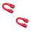 2Sets Sport Aluminium Metalen U Accessoires 4