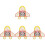 4Sets Multifunctionele Gesplitste in Vliegtuigstijl 4