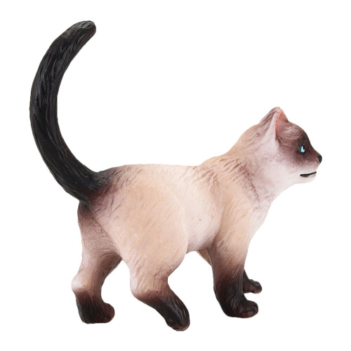 2St Siamese Kat Model Plastic Speelgoed Kinder Cognitief Meerkleurig 1