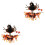 2Sets Halloween Huisdier Halsband Set Met Hoed 4