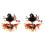 2Sets Halloween Huisdier Halsband Set Met Hoed 3