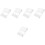 5Sets Transparante Schaarrek Compact Antislip Voor 4