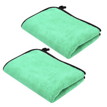 Thickening Cotton Fishing Towel Double Sided Water Absorption Green Gray Towel