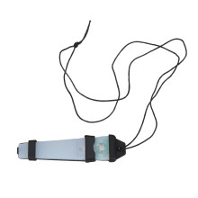Farosegna Personale Impermeabile con Batteria da 150mAh in Silicone, Nero e Arancione