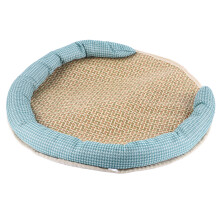 Compagnon de confort pour animaux de compagnie, tapis en rotin respirant et auto-rafraîchissant, tapis rafraîchissant pour chien tissé à la main