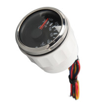 52MM DC9-32V Ölltemperaturanzeige für Wohnmobil Yacht Boot Silber