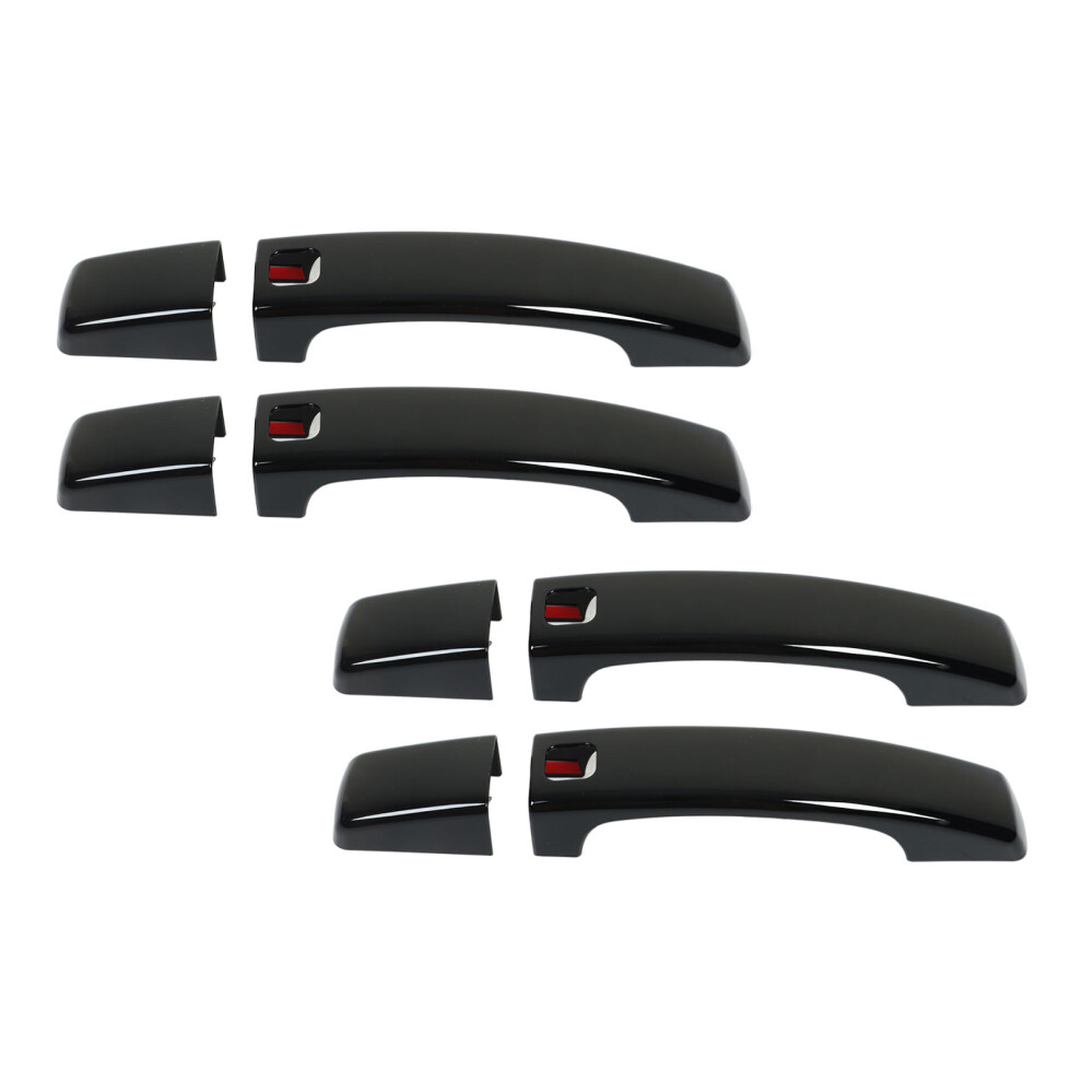 Bright Car Door Handle Cover Trim For Land Rover Discovery 4 2010Â2016 Black 9341381324370