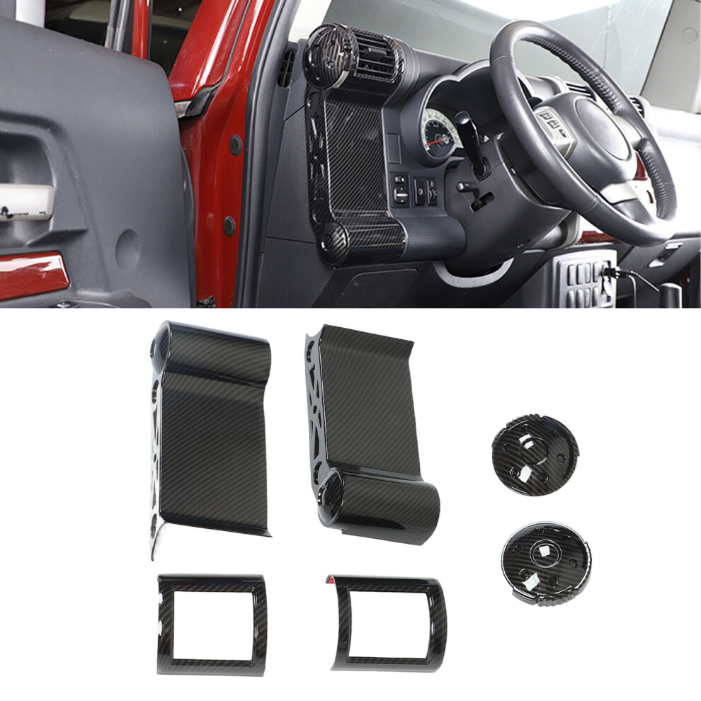 Carbon Fiber Style Side Vent Trim For Fj Cruiser Xj10 8341372827577