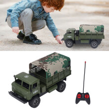 Kids' 4 Channel RC Military Truck - Long Range & Durable Design