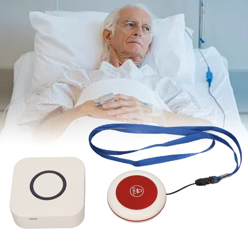 Compact Wireless Nurse Alert System - 330m Range Easy to Carry 1